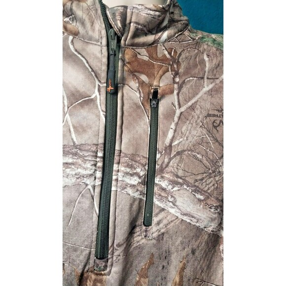 RealTree Habit Camouflage Lite Fleece Lined Full Zip Size 2XL - Picture 8 of 10